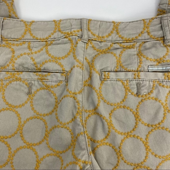 𝅺ANTHROPOLOGIE Relaxed Fit Circle-Embroidered Chinos - Picture 9 of 13